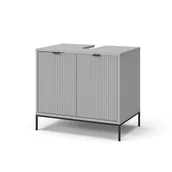 Szafki łazienkowe - Vicco Szafka pod umywalkę Eliza, Szary, 70 x 63 cm z drzwiami - miniaturka - grafika 1
