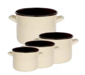Garnki - Silesia Rybnik 02050021310 - indukcja - emalia - 4 elementy - miniaturka - grafika 1