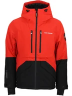 Kurtki narciarskie - Peak Mountain Kurtka narciarska "Cesna" w kolorze pomarańczowo-czarnym - miniaturka - grafika 1