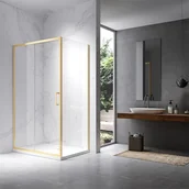 Kabiny prysznicowe - HYDROSAN Kabina prysznicowa prostokątna narożna 90x120x195 Nano Glass KZ104C-GL-BR-120X90 - miniaturka - grafika 1