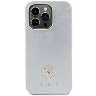 Guess GUHCP15SPS4DGPS iPhone 15 6.1" srebrny/silver hardcase Strass Metal Logo - Etui i futerały do telefonów Guess GUHCP15SPS4DGPS iPhone 15 6.1" srebrny/silver hardcase Strass Metal Logo - Etui i futerały do telefonów - miniaturka - grafika 1