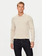 Swetry męskie - Jack&Jones Sweter Fred 12258582 Beżowy Regular Fit - miniaturka - grafika 1