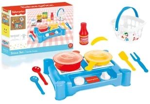 Fisher-Price kuchenka + akcesoria - Zabawy w naśladowanie dorosłych - miniaturka - grafika 1