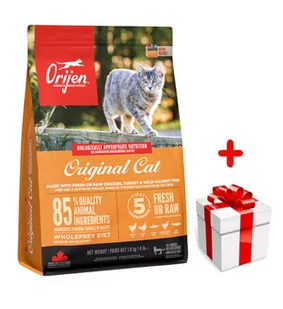ORIJEN Original Cat 1,8kg + niespodzianka dla kota GRATIS! - Sucha karma dla kotów - miniaturka - grafika 1