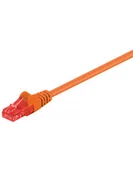 Kable miedziane - Goobay siatka kabel sieciowy (2 X RJ45, Cat6 UTP 15 m) Pomarańczowy 4040849952685 - miniaturka - grafika 1