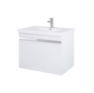 Elita 167684 SZAFKA PODUMYWALKOWA MOODY 70 1S+1S WHITE HG PDW - Szafki łazienkowe - miniaturka - grafika 1