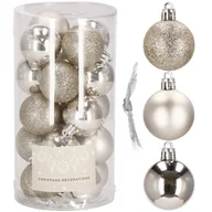 Bombki - Bombki choinkowe 20 szt. szampański 4 cm zestaw choinkowy - miniaturka - grafika 1