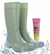 Kalosze damskie - DAMSKIE gumiaki OGRODOWE LEKKIE kalosze MŁODZIEŻOWE WYGODNE GUMOWCE 36 - miniaturka - grafika 1