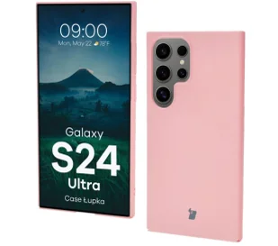 Bizon Łupka Samsung Galaxy S24 Ultra Różowy - Etui i futerały do telefonów - miniaturka - grafika 1
