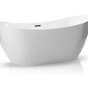 Wanny - Corciano WANNA WOLNOSTOJĄCA MALTA 150 x 75 AKCESORIA SREBRNE - miniaturka - grafika 1