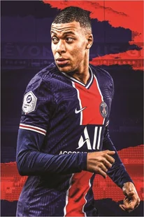PODKŁADKA POD MYSZ Z Nadrukiem 22x18 cm Piłkarski Kylian Mbappe PSG Prezent - Podkładki pod mysz - miniaturka - grafika 1