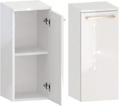 Szafki łazienkowe - Słupek Łazienkowy ROSEN 30 1D D P - Uchwyt Złoty - miniaturka - grafika 1