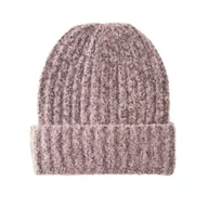 Czapki damskie - Czapka damska Pieces Pyron Structured beanie różowa - miniaturka - grafika 1