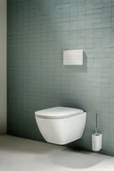 Miski WC - Laufen Lua Toaleta WC podwieszana 49x36 cm Rimless bez kołnierza biała H8200830000001 - miniaturka - grafika 1