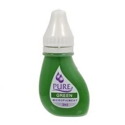 Pigment do makijażu permanentnego Biotouch Pure Green 3ml - Pozostałe akcesoria kosmetyczne - miniaturka - grafika 1