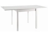 Stoły - Stół rozkładany FLIP 80(160)x80 biały mat - miniaturka - grafika 1