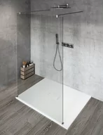 Kabiny prysznicowe - GELCO Kabina prysznicowa przyścienna VARIO CHROM WALK IN 140x200 szkło przezroczyste z powłoką Coated Glass GX1214GX2210 - miniaturka - grafika 1