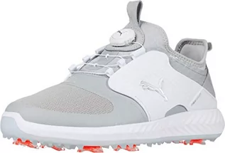 Buty sportowe męskie - PUMA Męskie buty do golfa Ignite Pwradapt Caged Disc, Gray Violet Puma Silver Puma biały, 39 eu - grafika 1