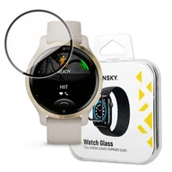Akcesoria do smartwatchy - Szkło Hybrydowe do Garmin Venu czarny - miniaturka - grafika 1
