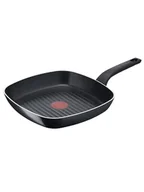 Patelnie - Tefal Patelnia grillowa "Easy Cook & Clean" w kolorze czarnym - 26 x 26 cm - miniaturka - grafika 1