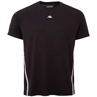 Koszulki męskie - Kappa Męski T-shirt Iral Men, czarny (Caviar), S - miniaturka - grafika 1