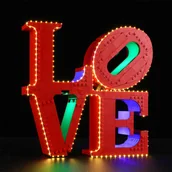 Klocki - Zestaw oświetlenia do LEGO ART LOVE 31214 - miniaturka - grafika 1