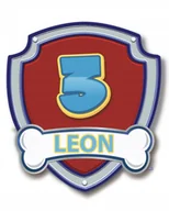 Puzzle - PUZZLE Psi Patrol Urodziny Tarcza Ozdoba + IMIĘ Pudełko 120 el. - miniaturka - grafika 1