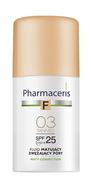 Podkłady do twarzy - Pharmaceris F Fluid matujący zwężający pory SPF25 03 tanned 30 ml 7053646 - miniaturka - grafika 1