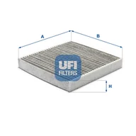 Filtry kabinowe - Filtr, wentylacja przestrzeni pasażerskiej UFI Filtry 54.122.00 - miniaturka - grafika 1