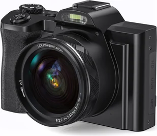 INF Aparat cyfrowy 5K/48MP/16X zoom/6-osiowa stabilizacja Ekran 3,5" WiFi - Aparaty Cyfrowe - miniaturka - grafika 1