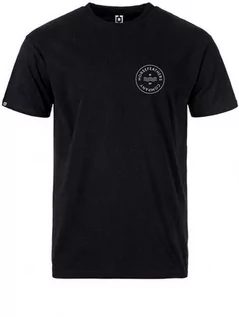 Koszulki dla chłopców - Horsefeathers STAMP black koszulka męska - XXL - grafika 1