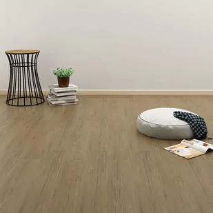 vidaXL Samoprzylepne panele podłogowe 4,46 m, 3 mm PVC naturalny brąz - Panele podłogowe - miniaturka - grafika 1