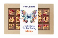 Czekolada - Czekolada mleczna z malinami i orzechami laskowymi - Dzień Mamy motyl - miniaturka - grafika 1