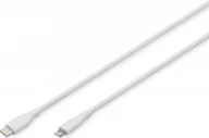 Kable USB - DIGITUS Kabel przyłączeniowy USB 2.0 typ C -Lightning silikonowy 2m w - miniaturka - grafika 1
