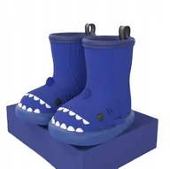 Buty dla dziewczynek - KALOSZE DZIECIĘCE REKINY SHARK-i GUMOWE BUTY 35-36 - miniaturka - grafika 1