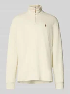 Swetry męskie - Sweter z dzianiny ze stójką - miniaturka - grafika 1