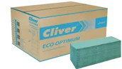 Ręczniki papierowe - Cliver Ręcznik papierowy ZZ zielony 1op. (334) 92331 - miniaturka - grafika 1