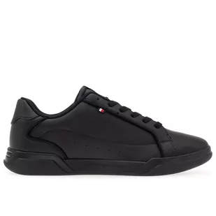 Buty Tommy Hilfiger Lo Cup Lth FM0FM04827-BDS - czarne - Trampki męskie - miniaturka - grafika 1