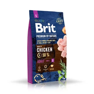Brit Premium By Nature Adult Small S 8 kg - Sucha karma dla psów - miniaturka - grafika 2