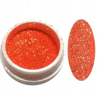 Ozdoby do paznokci - Indigo Pyłek Efekt Pixel Neon Orange 2,5 g - miniaturka - grafika 1