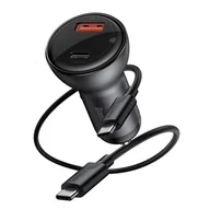 Ładowarki do telefonów - Baseus ładowarka USB C 45W 5A LCD kabel TZCCBX-C0G baseus_20200714143140 - miniaturka - grafika 1