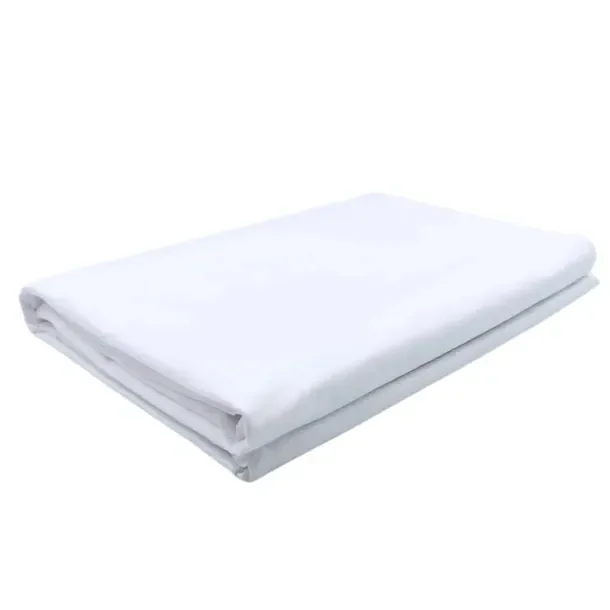 Prześcieradło Hotelowe Tradycyjne Klasyczne Mikrofibra Białe 200x220cm