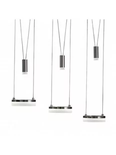 Wofi Oświetlenie JETTE Lampa wisząca LED Nikiel matowy, 6-punktowe 7263.06.54.6000 - Lampy sufitowe - miniaturka - grafika 1