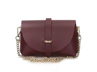 Listonoszka ze złotym łańcuszkiem Toscanio A32 - Torebki damskie - miniaturka - grafika 1