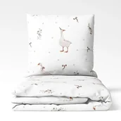 Pościel dla dzieci - Pościel Dziecięca Gąski 140x200 Bawełniana / Bajkowe Wnętrza - miniaturka - grafika 1