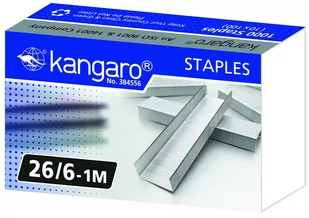 Kangaro Zszywki No 26/6-1M 1000 szt KA26/61M - Zszywki - miniaturka - grafika 1