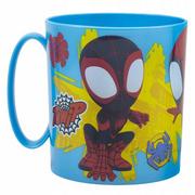 Kubki dla dzieci - SPIDERMAN SPIDEY kubek do mikrofali z uchem 350ml - miniaturka - grafika 1