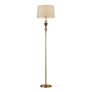 Moren lampa podłogowa 1xE27 brąz antyczny FL-84678A-AB - Lampy stojące - miniaturka - grafika 1