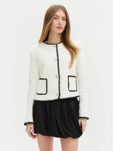Guess Kardigan W5RN20 WGVQ2 Écru Regular Fit - Swetry damskie - miniaturka - grafika 1