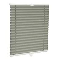 Rolety - Roleta plisowana 42.5 x 150 cm ciemnoszara Inspire - miniaturka - grafika 1